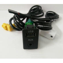 USB+Aux Switch Plug with Harness for Volkswagen VW